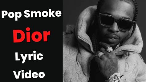 pop oca dior|POP SMOKE DIOR Official Lyric Video .